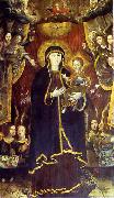 Krzysztof Aleksander Boguszewski Virgin Mary on the dragon surrounded by angels. Spain oil painting artist